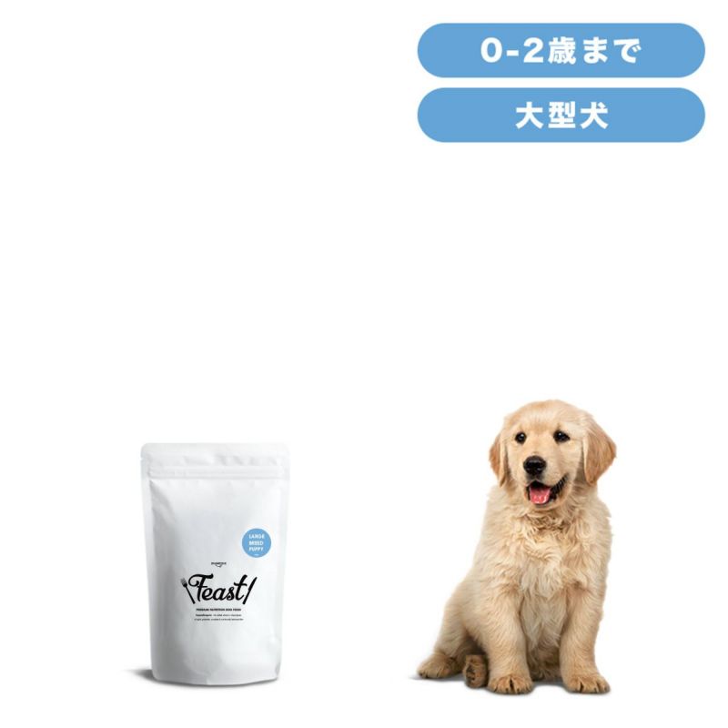INUMESHI　フィースト　子犬用　大型犬用　1kg