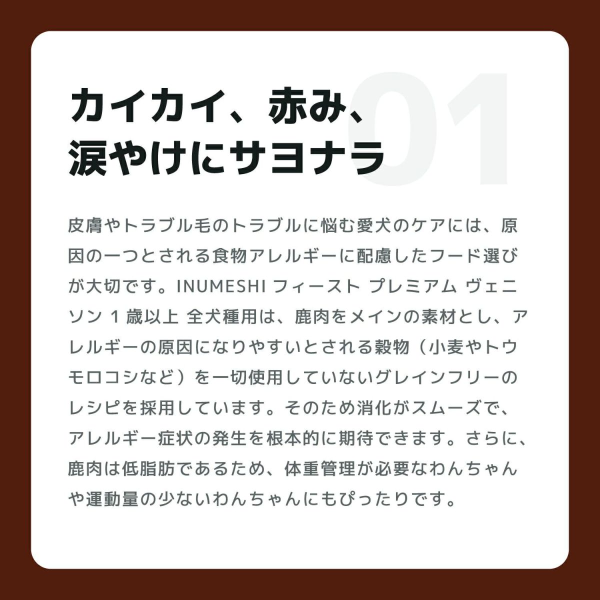 INUMESHI　フィースト　プレミアム　ヴェニソン　成犬用　全犬種用　1歳以上　200g（100g×2袋）　おためしパック　穀物不使用 （グレインフリー）