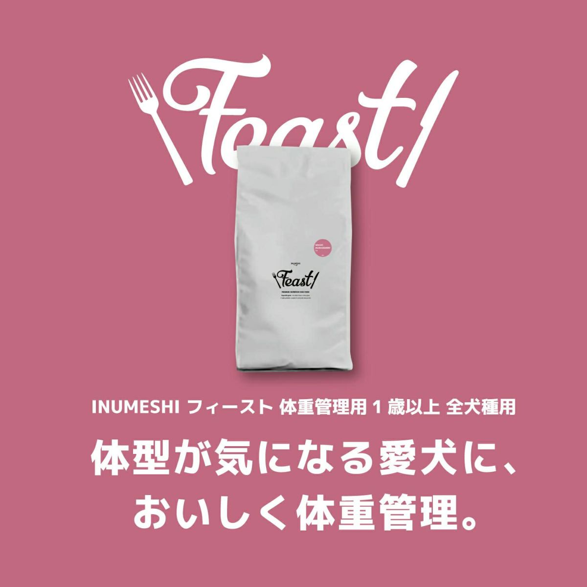 INUMESHI　フィースト　体重管理用　1歳以上　全犬種用　5kg